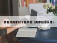 新野黑客漫画素材下载网站（黑客动漫头像）